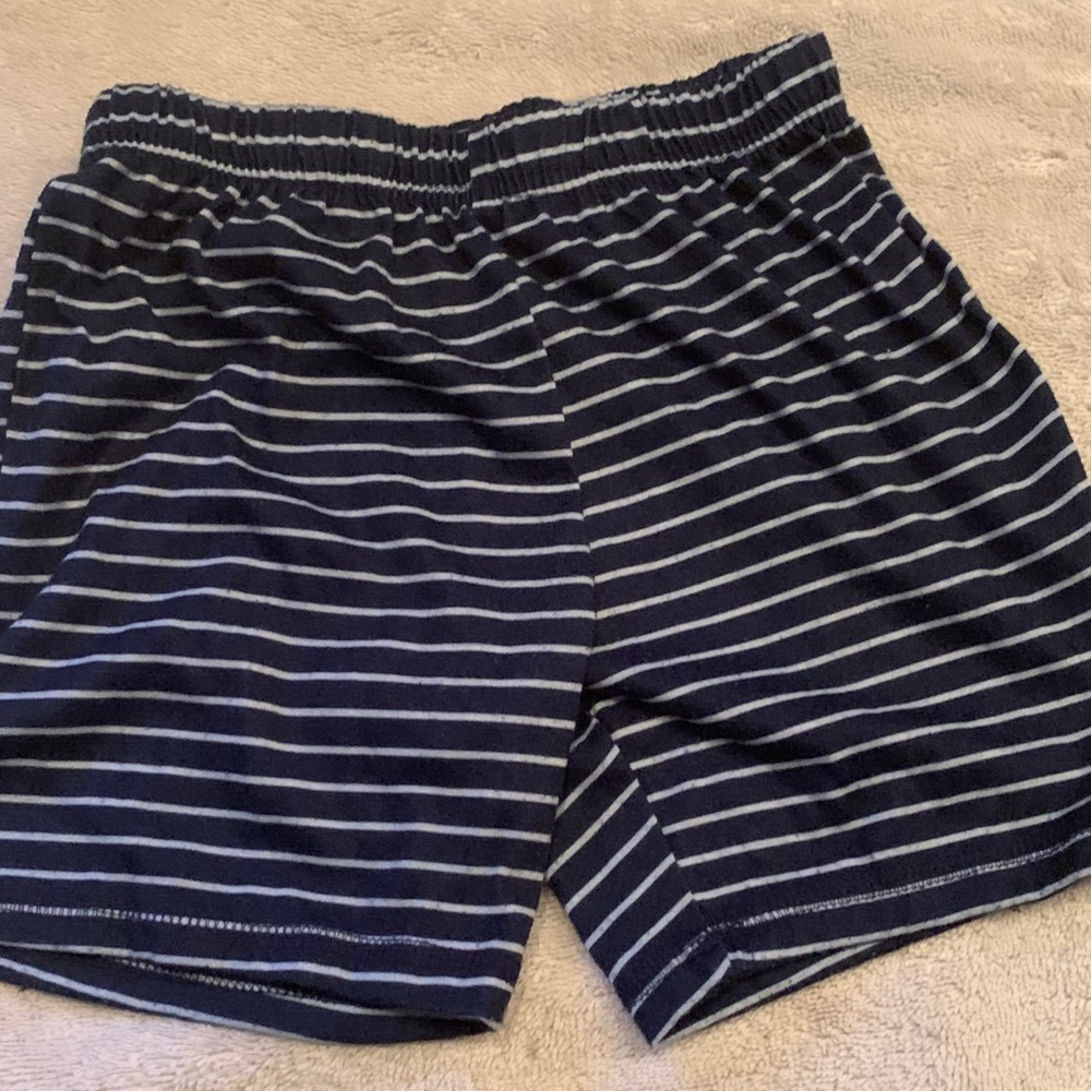 Stripped pijama shorts